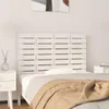 vidaXL Wand-Kopfteil Weiß 96x3x63 cm Massivholz Kiefer Produktbild-Vorschau 2