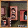 Memories Music Bookshop DIY Book Nook miniatúrny domček 3D Náhľad obrázku produktu 5