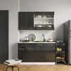 Singleküche Vicco Fame-Line Anthrazit Hochglanz/Weiß 140 cm Produktbild-Vorschau 6