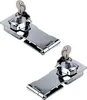 2er Set 105mm x 40mm abschließbare Überfalle mit Schloss Produktbild-Vorschau 1