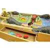 4iQ 70-teiligen Kinder Eisenbahn Set KRZYŚ aus Holz Dino Produktbild-Vorschau 5