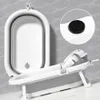 Faltbare Babybadewanne mit LCD-Thermometer und Kissen Produktbild-Vorschau 6