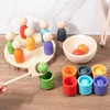 Lernspielzeuge, Regenbogen Bälle in Tassen, Montessori Produktbild-Vorschau 8