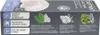 The image shows the side panel of a toothpaste box, highlighting key features and ingredients. Produktbild-Vorschau