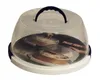plast team Tortenhaube rund transparent/weiß Produktbild-Vorschau 4