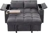 Rozkładana sofa Sweiko 140,5x74x82 cm 3 w 1, z regulowanym Podgląd zdjęcia produktu 12