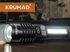 KRUMAD LED baterka Nabíjateľná - výkonná ručná lampa s Náhľad obrázku produktu 2