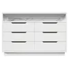 Flieks Commode Sideboard avec 6 tiroirs et compartiment de Voir les images du produit 9