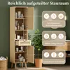 Merax badkamerkast 166 cm met rieten deuren, hoge kast met Productafbeelding-voorbeeld 8