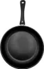 A top-down view of a black frying pan with a black handle against a white background. Náhled obrázku produktu