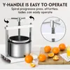 FIVMEN Obstpresse Edelstahl Manuell 5L Weinpresse Produktbild-Vorschau 3