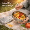 Lunchbox Camping Brotdose Brotzeit-Dose Edelstahl Box Produktbild-Vorschau 8