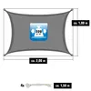 Mojave šedá 1x2m HDPE markíza Náhľad obrázku produktu 5