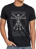 style3 Vitruvianischer Motorradfahrer Herren T-Shirt biker Produktbild-Vorschau 1