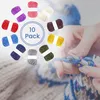 Kurtzy 10 Farben Häkelgarn - 50 g Pro Garnknäuel - Produktbild-Vorschau 5