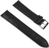 Barington Kroko-Print Uhrenarmband XL Kalbleder schwarz Produktbild-Vorschau 2
