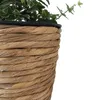 2er Set Blumentopf aus Seegras rund mit Kunststoffeinsatz Produktbild-Vorschau 5