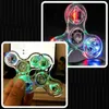 LED fidget spinner RGB, 3 režimy osvětlení, průhledný, Náhled obrázku produktu 4