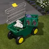Gartenwagen rollbar Transportwagen Garten Handwagen klein Produktbild-Vorschau 2