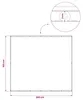 vidaXL Balkon Sichtschutz 180 x 200 cm Stoff mit Produktbild-Vorschau 7