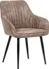 riess-ambiente Edler Design Stuhl TURIN vintage taupe grau Produktbild-Vorschau 9