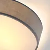 MONZANA® Deckenlampe Stoff Wohnzimmer Schlafzimmer E27 Grau Produktbild-Vorschau 4