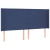 vidaXL Boxspringbett mit Matratze & LED Blau 180x200 cm Produktbild-Vorschau 8