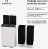 Klarstein EcoVista Poubelle - 60 L Tri sélectif avec bac à Voir les images du produit 3