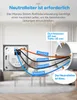 Meross Matter Smart Home Rolladenschalter, WLAN 55x55mm, Produktbild-Vorschau 2