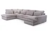 AX LIVING Canapé en U gris Calvello Canapé d'angle en U Voir les images du produit 2