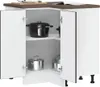 vidaXL Küchen-Eckunterschrank Lucca Schwarz Holzwerkstoff Produktbild-Vorschau 4