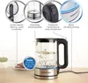GOURMETmaxx Glas-Wasserkocher in zeitlosem Edelstahl-Design Produktbild-Vorschau 4
