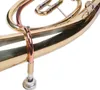 Karl Glaser Bb Tenor Horn 3 Ventile Goldmessing Mundrohr Produktbild-Vorschau 3