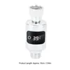 LED sprchový teploměr, vodotěsný, nerezová ocel, digitální Náhled obrázku produktu 6