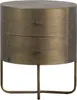 glossy runde kleines schrank metall antique brass Produktbild-Vorschau 4