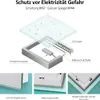 EMKE Lustro łazienkowe LED 120x60cm Lustro łazienkowe z Podgląd zdjęcia produktu 7