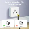 Deleycon [10M] Tv Antennenkabel Premium Hdtv Fullhd - 1X Produktbild-Vorschau 4