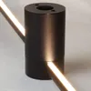 ZMH dvojitá LED nástenná lampa do interiéru, 60 cm, čierna, Náhľad obrázku produktu 9