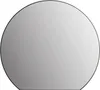 A circular mirror with a flat bottom edge and a black border, set against a light gray background. Anteprima dell’immagine prodotto