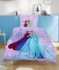 A Disney Frozen themed duvet cover and pillowcase set displayed on a bed. Produktbild-Vorschau