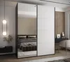 MEBLE KRYSPOL LUX 3 Schrank - 245,5x190x64cm - Schwarz, Produktbild-Vorschau 4
