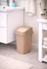 Waste Bin Mülleimer Kosmetikeimer Bad Schwingdeckel 10L Produktbild-Vorschau 1