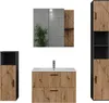 Badmöbel-Set Vicco Irma Anthrazit/Goldkraft Eiche 5 Teile, Produktbild-Vorschau 1