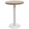vidaXL Table de bistrot marron clair 60 cm MDF Voir les images du produit 5