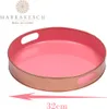 Bandeja de servicio escandinava, modelo Aarhus, color rosa, Vista previa de la imagen del producto 2