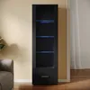 SONNI 55x35x172cm Vitrinenschrank mit LED beleuchtung und Produktbild-Vorschau 14