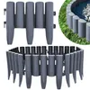 KRUMAD Rasenkante Kunststoff Holzoptik 10 Stück Set 2,8 Produktbild-Vorschau 1