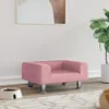 vidaXL Hundebett Rosa 50x40x26,5 cm Samt -  Hundebetten Produktbild-Vorschau 2