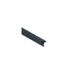 A close-up, angled view of a black rubber hose with a crescent-shaped opening, isolated on a white background. Produktbild-Vorschau