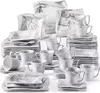 Bordenset – 12 Personen – 60-teilig – Marmerlook Keramik – Produktbild-Vorschau 1